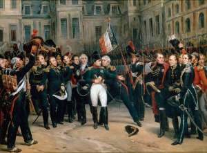 Napoleon's Farewell to the Imperial Guard by Antoine Alphonse Montfort