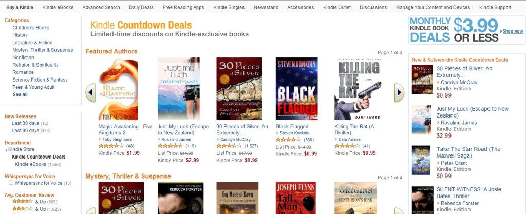 Kindle Countdown Deals
